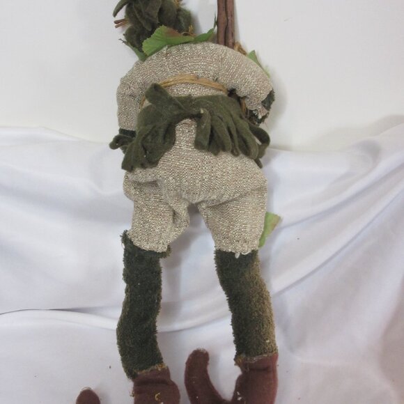 Vintage Fairy Woodland Fantasy Elf Pixie Doll Holiday Christmas Fall 15" - Picture 6 of 8